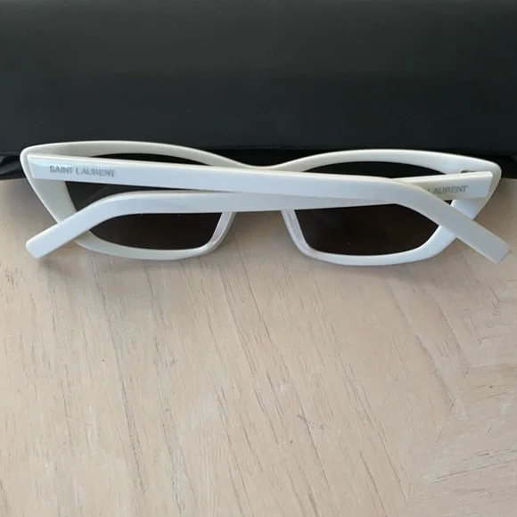 Saint Laurent- White sunglasses